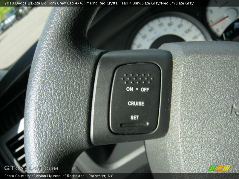 Inferno Red Crystal Pearl / Dark Slate Gray/Medium Slate Gray 2010 Dodge Dakota Big Horn Crew Cab 4x4