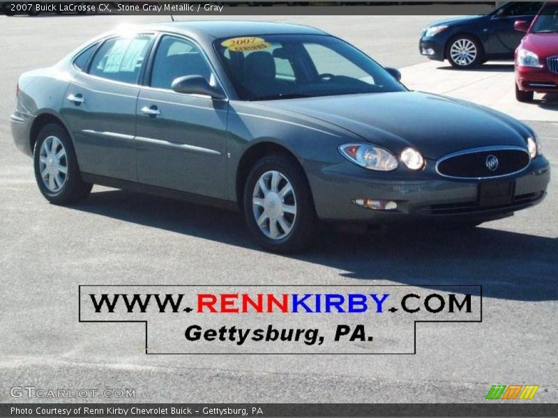 Stone Gray Metallic / Gray 2007 Buick LaCrosse CX