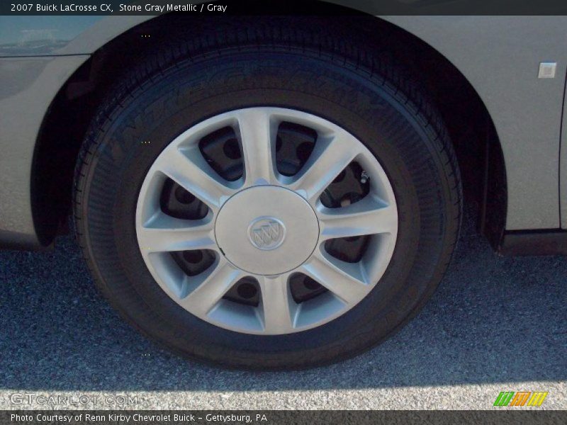 Stone Gray Metallic / Gray 2007 Buick LaCrosse CX