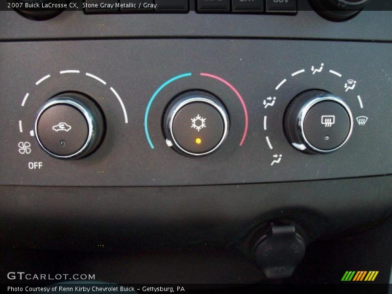 Stone Gray Metallic / Gray 2007 Buick LaCrosse CX