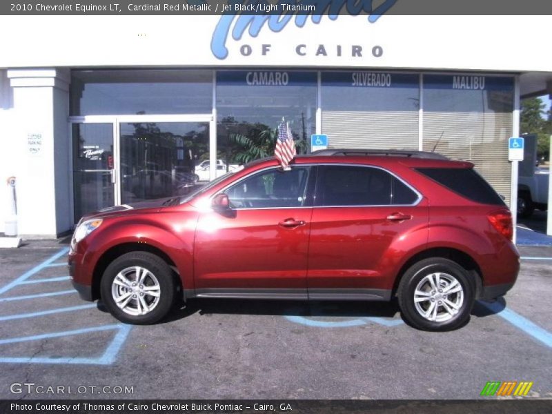 Cardinal Red Metallic / Jet Black/Light Titanium 2010 Chevrolet Equinox LT