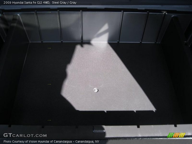 Steel Gray / Gray 2009 Hyundai Santa Fe GLS 4WD