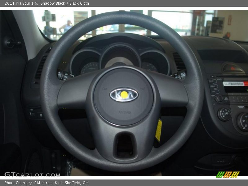 Shadow Black / Black Cloth 2011 Kia Soul 1.6