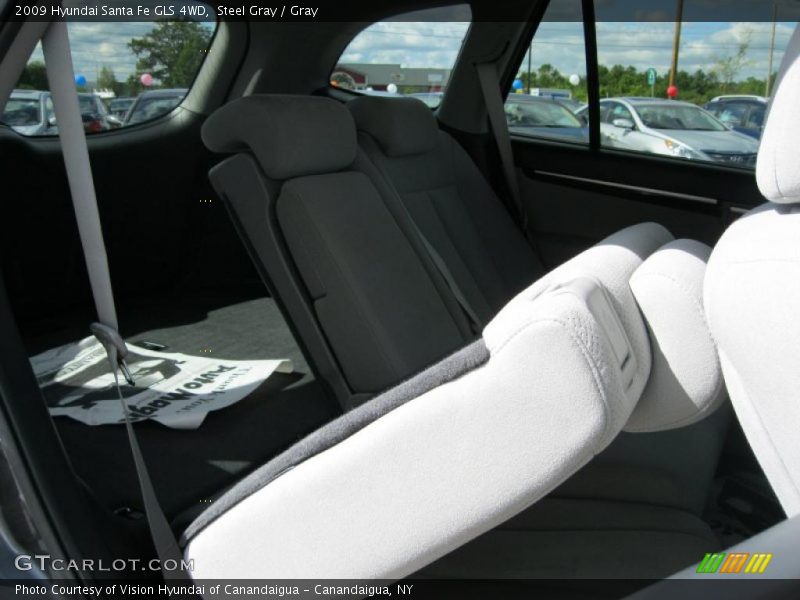 Steel Gray / Gray 2009 Hyundai Santa Fe GLS 4WD