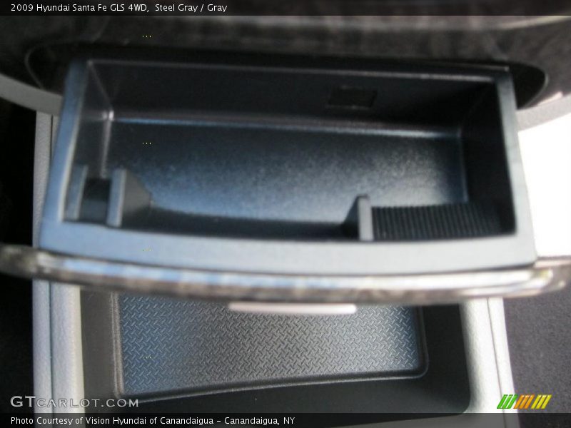Steel Gray / Gray 2009 Hyundai Santa Fe GLS 4WD