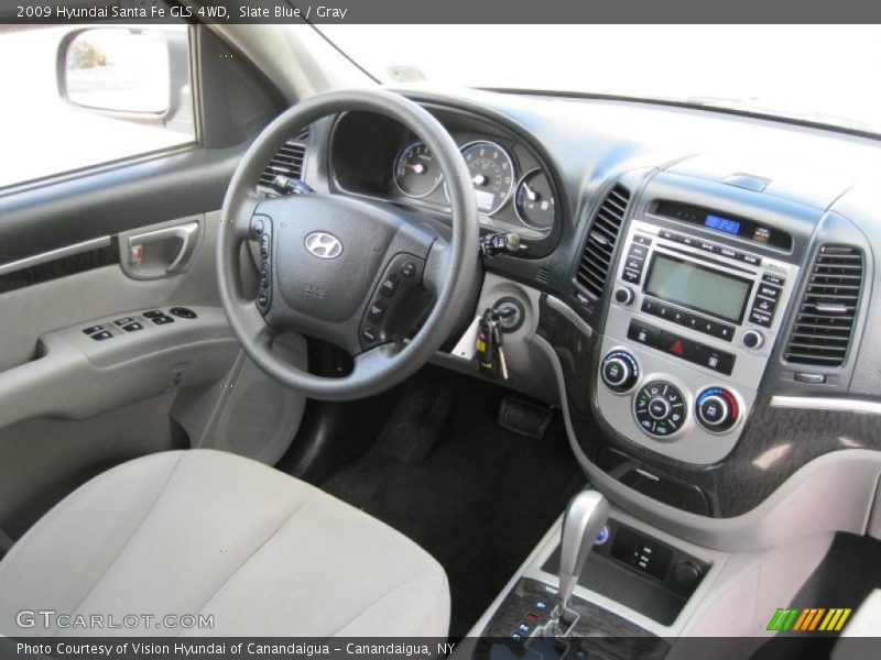 Slate Blue / Gray 2009 Hyundai Santa Fe GLS 4WD