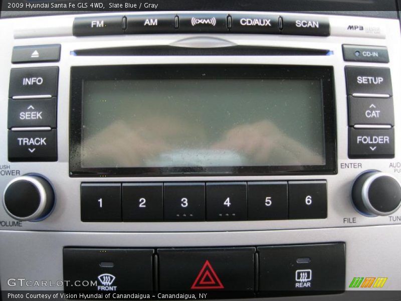 Slate Blue / Gray 2009 Hyundai Santa Fe GLS 4WD