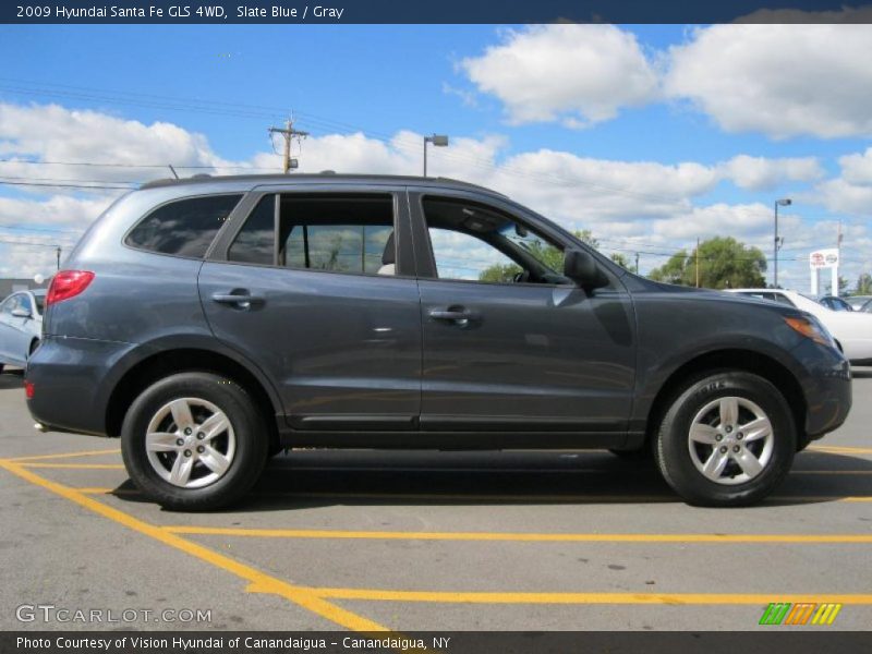 Slate Blue / Gray 2009 Hyundai Santa Fe GLS 4WD