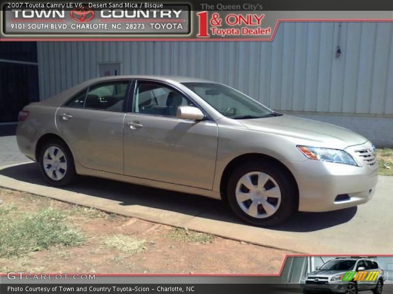 Desert Sand Mica / Bisque 2007 Toyota Camry LE V6