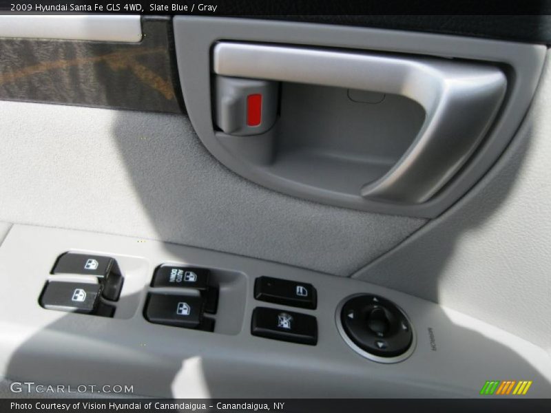 Slate Blue / Gray 2009 Hyundai Santa Fe GLS 4WD