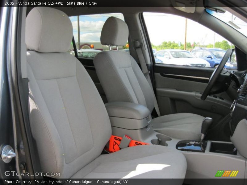 Slate Blue / Gray 2009 Hyundai Santa Fe GLS 4WD