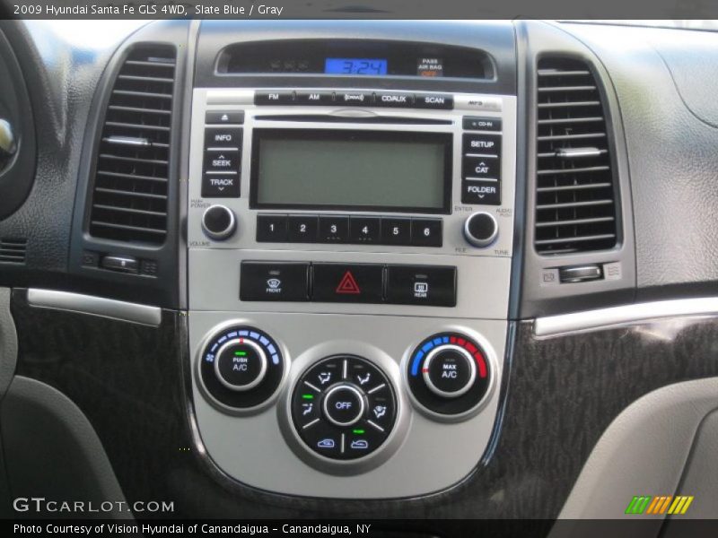 Slate Blue / Gray 2009 Hyundai Santa Fe GLS 4WD