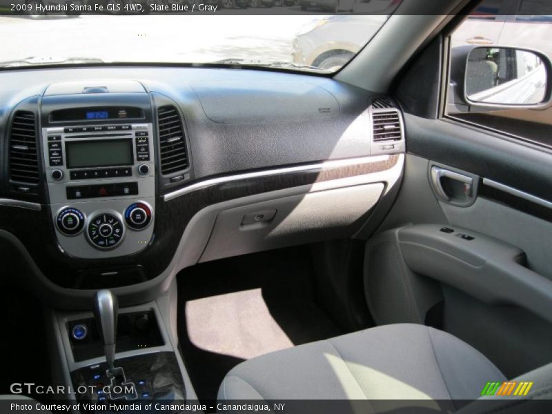 Slate Blue / Gray 2009 Hyundai Santa Fe GLS 4WD
