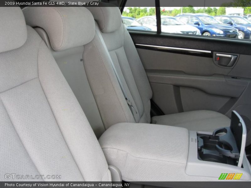 Slate Blue / Gray 2009 Hyundai Santa Fe GLS 4WD