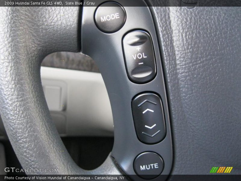 Slate Blue / Gray 2009 Hyundai Santa Fe GLS 4WD