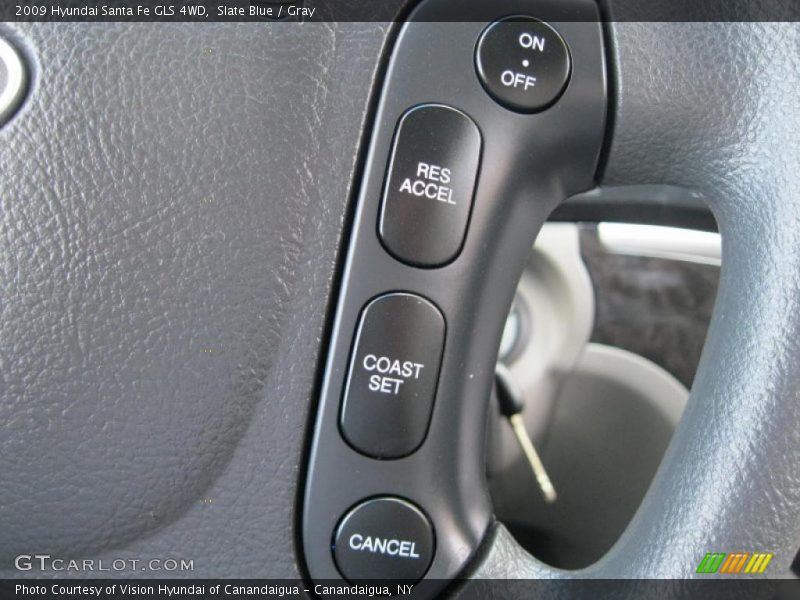 Slate Blue / Gray 2009 Hyundai Santa Fe GLS 4WD