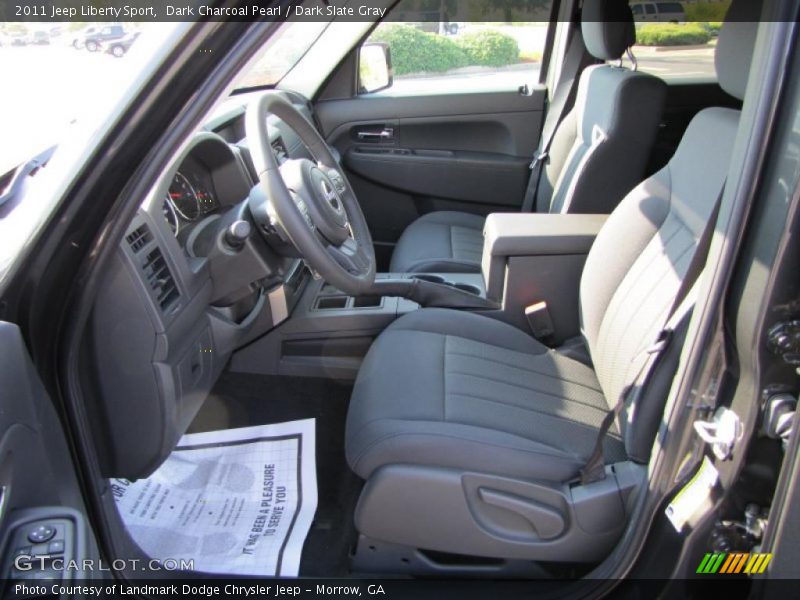 Dark Charcoal Pearl / Dark Slate Gray 2011 Jeep Liberty Sport