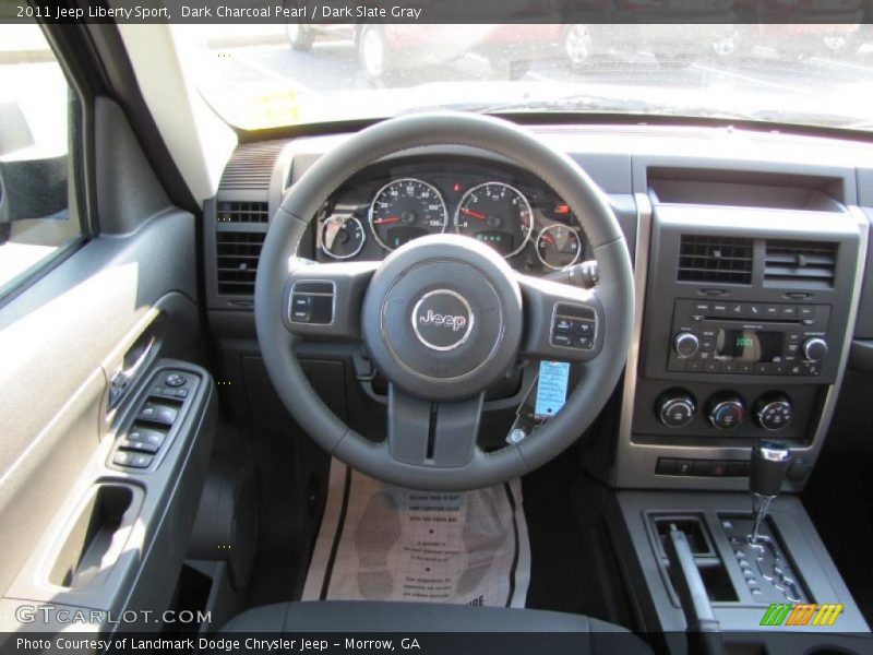 Dark Charcoal Pearl / Dark Slate Gray 2011 Jeep Liberty Sport