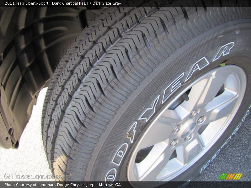 Dark Charcoal Pearl / Dark Slate Gray 2011 Jeep Liberty Sport