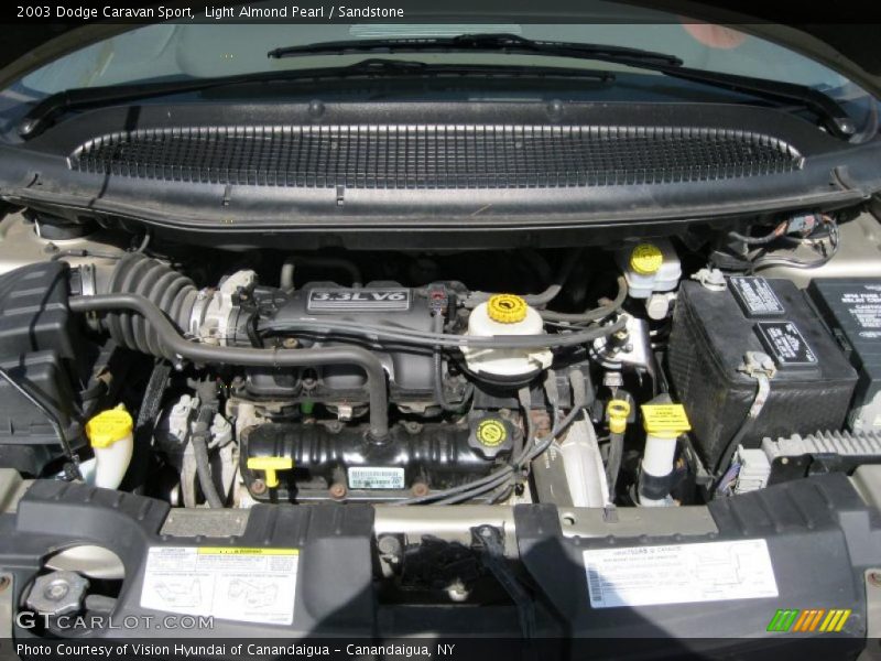 Light Almond Pearl / Sandstone 2003 Dodge Caravan Sport