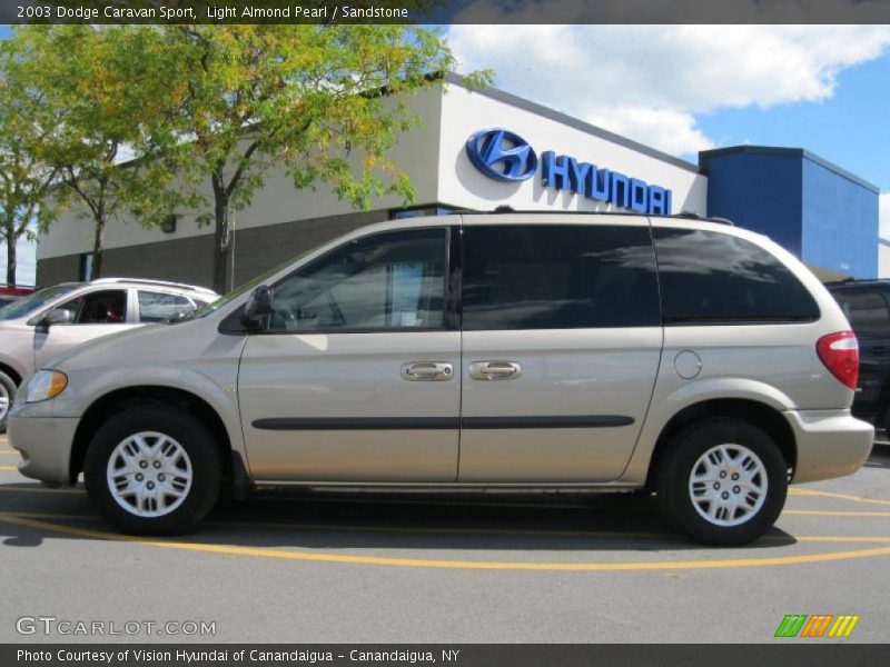Light Almond Pearl / Sandstone 2003 Dodge Caravan Sport