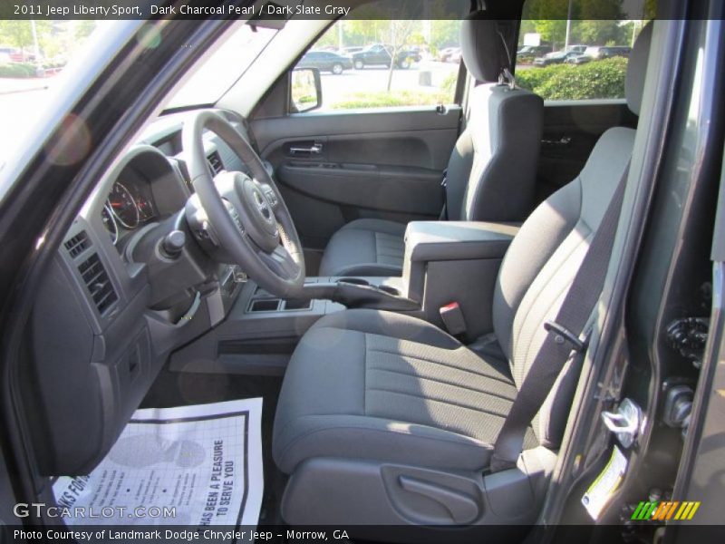 Dark Charcoal Pearl / Dark Slate Gray 2011 Jeep Liberty Sport
