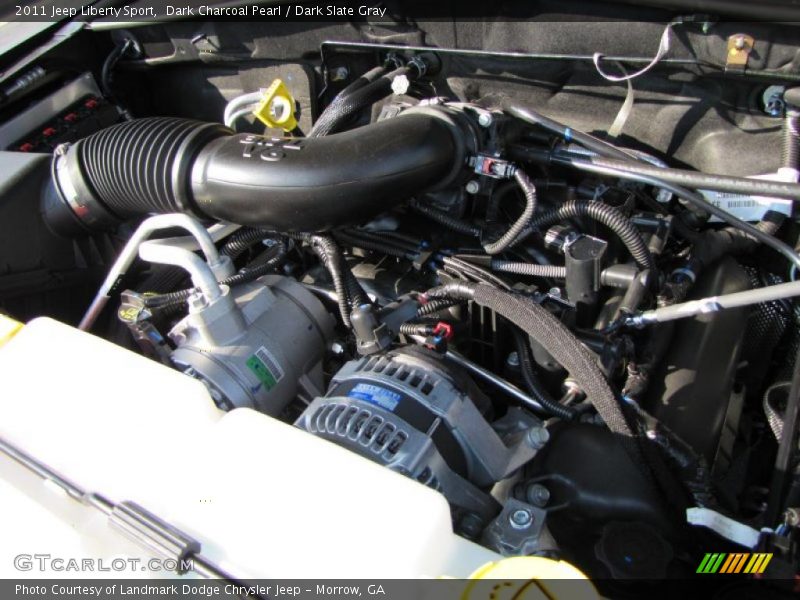 Dark Charcoal Pearl / Dark Slate Gray 2011 Jeep Liberty Sport