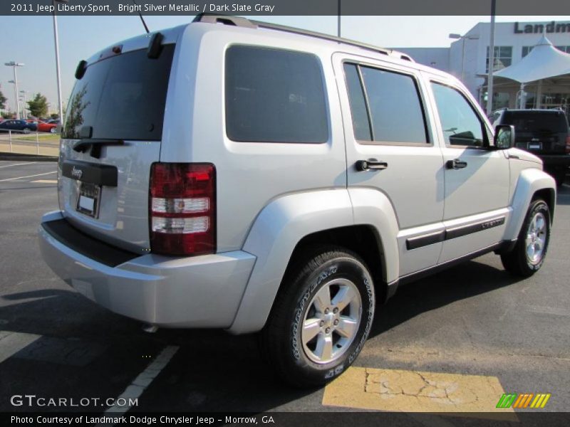 Bright Silver Metallic / Dark Slate Gray 2011 Jeep Liberty Sport