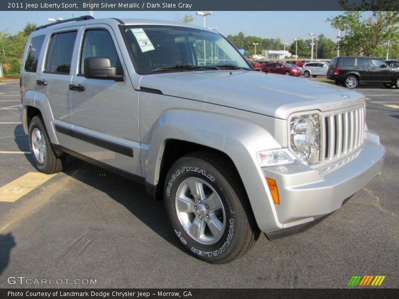 Bright Silver Metallic / Dark Slate Gray 2011 Jeep Liberty Sport