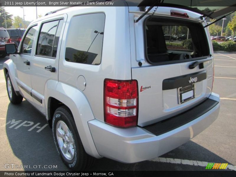 Bright Silver Metallic / Dark Slate Gray 2011 Jeep Liberty Sport
