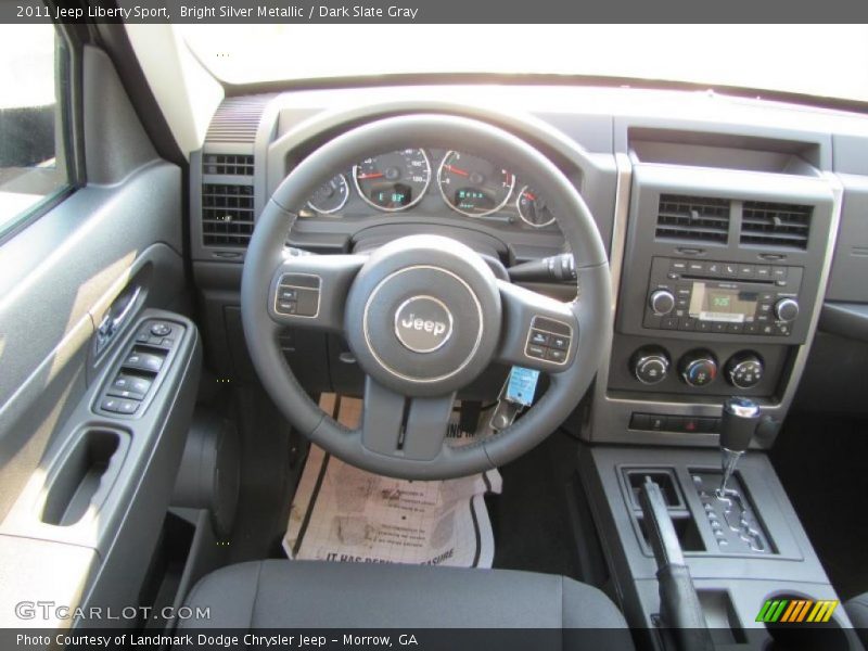 Bright Silver Metallic / Dark Slate Gray 2011 Jeep Liberty Sport