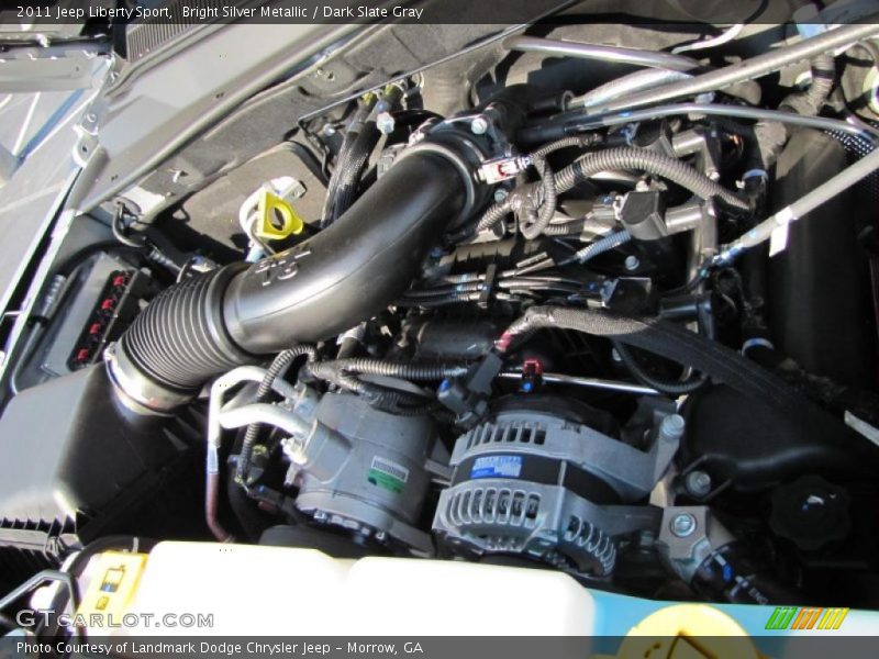 Bright Silver Metallic / Dark Slate Gray 2011 Jeep Liberty Sport