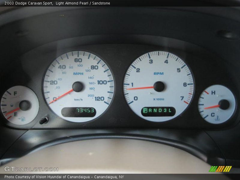 Light Almond Pearl / Sandstone 2003 Dodge Caravan Sport