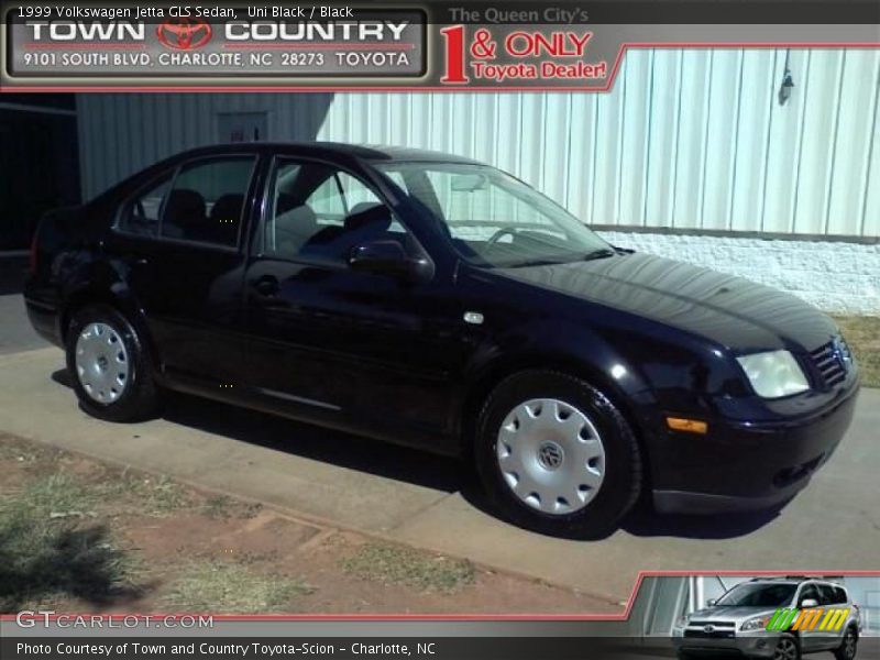 Uni Black / Black 1999 Volkswagen Jetta GLS Sedan