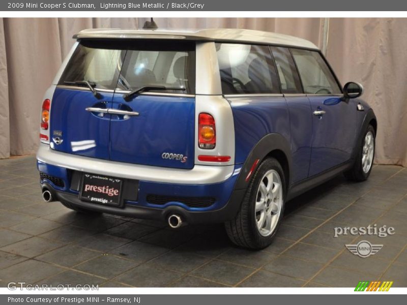 Lightning Blue Metallic / Black/Grey 2009 Mini Cooper S Clubman