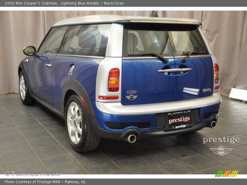 Lightning Blue Metallic / Black/Grey 2009 Mini Cooper S Clubman