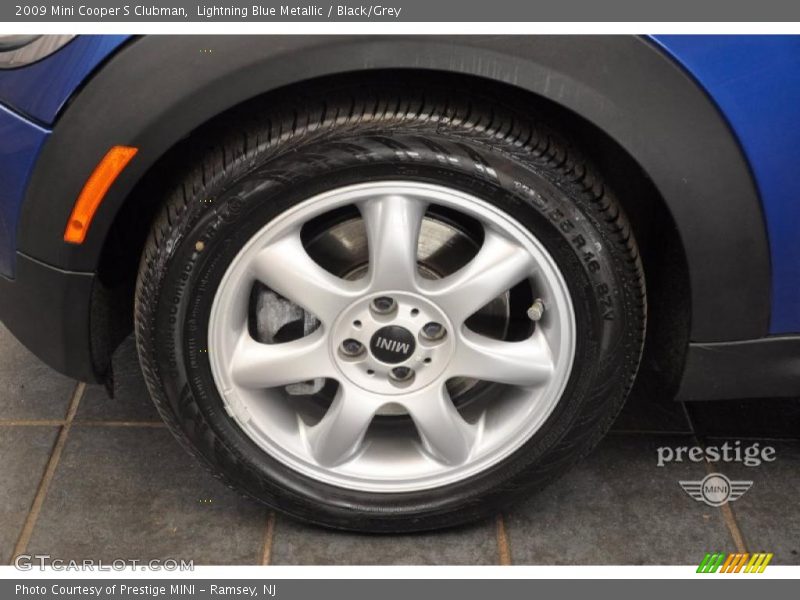 Lightning Blue Metallic / Black/Grey 2009 Mini Cooper S Clubman