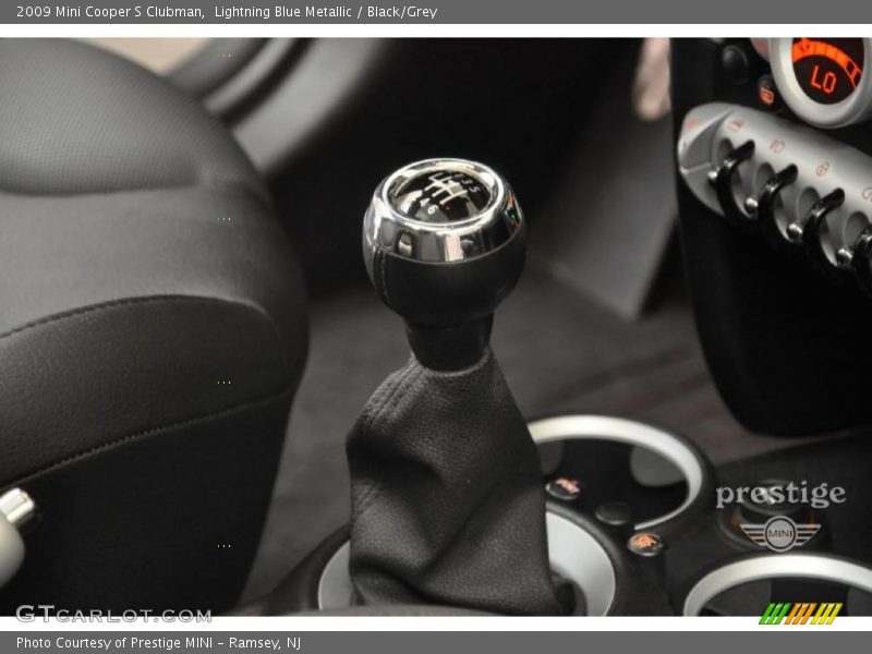Lightning Blue Metallic / Black/Grey 2009 Mini Cooper S Clubman