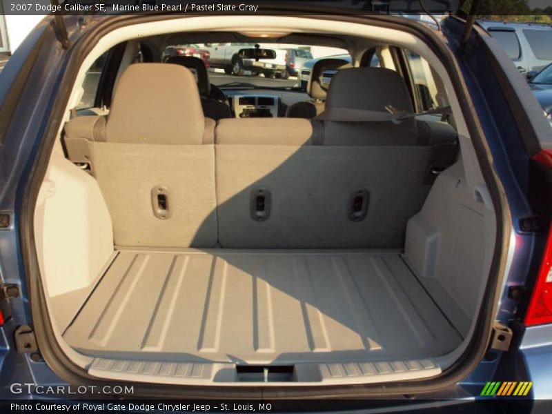 Marine Blue Pearl / Pastel Slate Gray 2007 Dodge Caliber SE