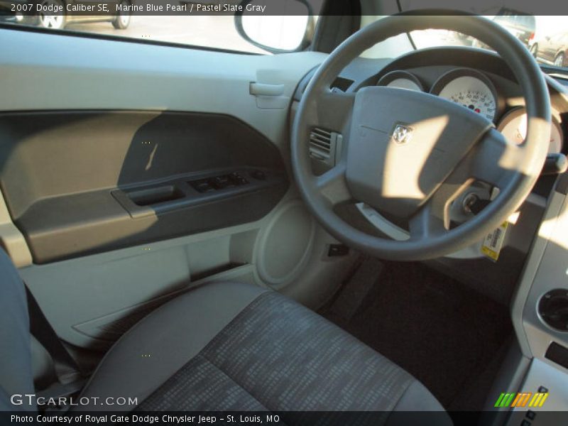 Marine Blue Pearl / Pastel Slate Gray 2007 Dodge Caliber SE