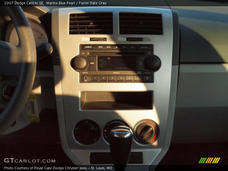 Marine Blue Pearl / Pastel Slate Gray 2007 Dodge Caliber SE