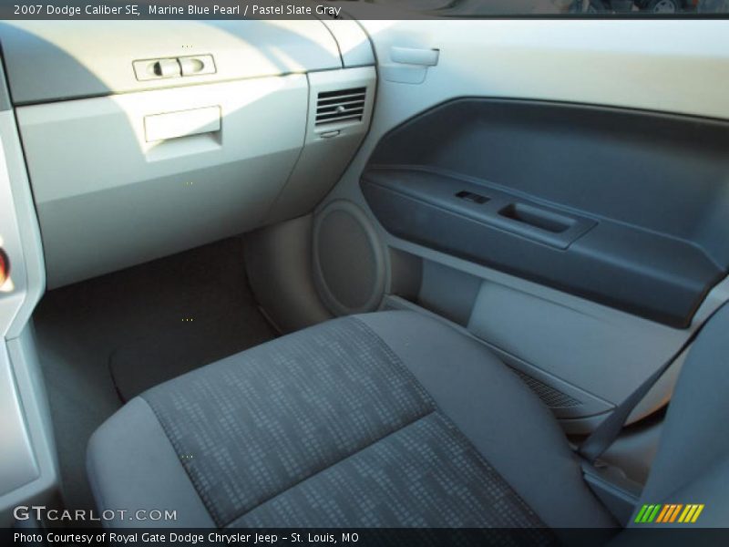 Marine Blue Pearl / Pastel Slate Gray 2007 Dodge Caliber SE