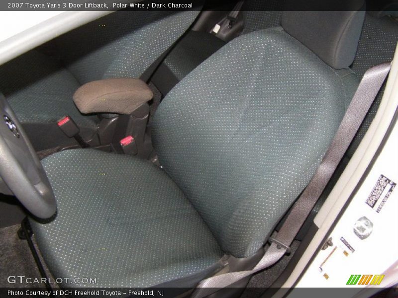 Polar White / Dark Charcoal 2007 Toyota Yaris 3 Door Liftback