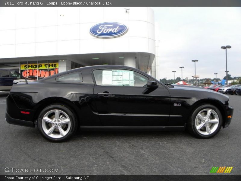 Ebony Black / Charcoal Black 2011 Ford Mustang GT Coupe