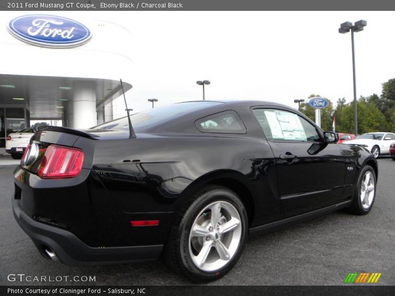 Ebony Black / Charcoal Black 2011 Ford Mustang GT Coupe
