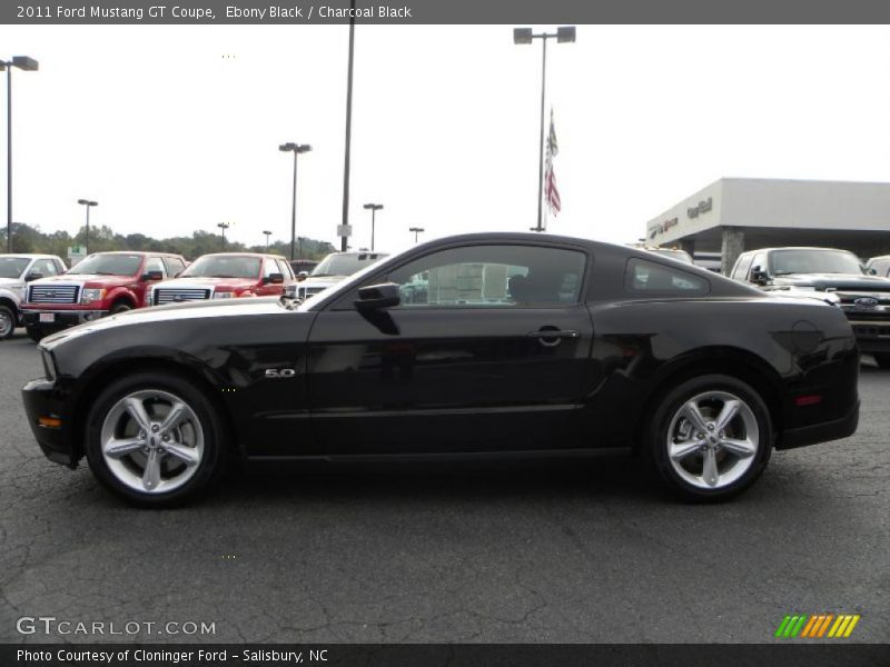 Ebony Black / Charcoal Black 2011 Ford Mustang GT Coupe