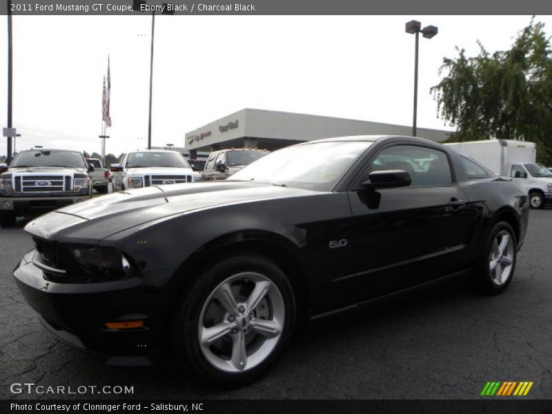 Ebony Black / Charcoal Black 2011 Ford Mustang GT Coupe