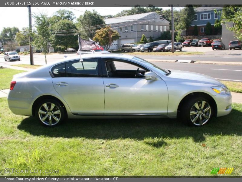 Mercury Metallic / Black 2008 Lexus GS 350 AWD