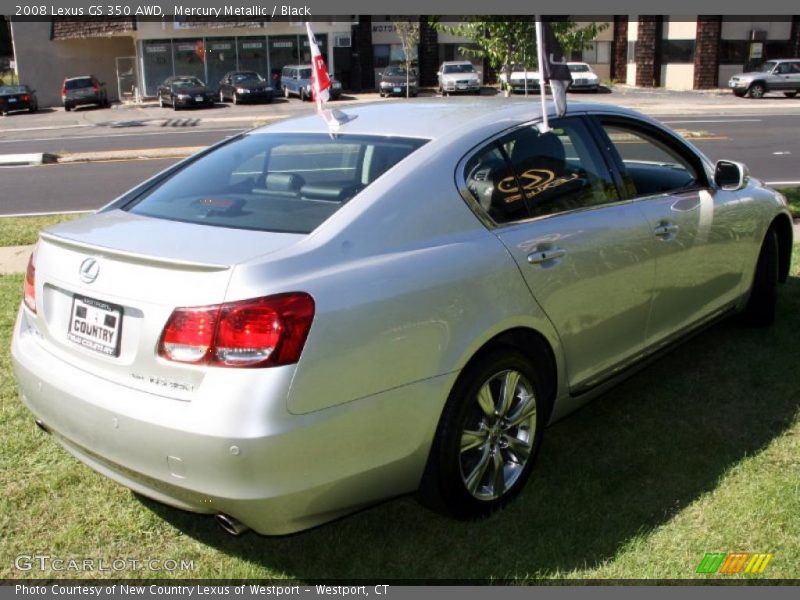 Mercury Metallic / Black 2008 Lexus GS 350 AWD