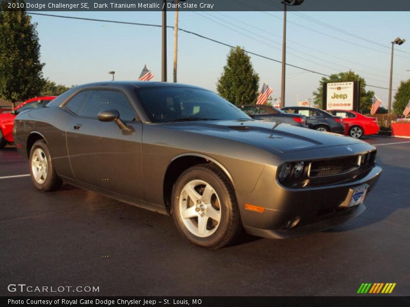 Dark Titanium Metallic / Dark Slate Gray 2010 Dodge Challenger SE